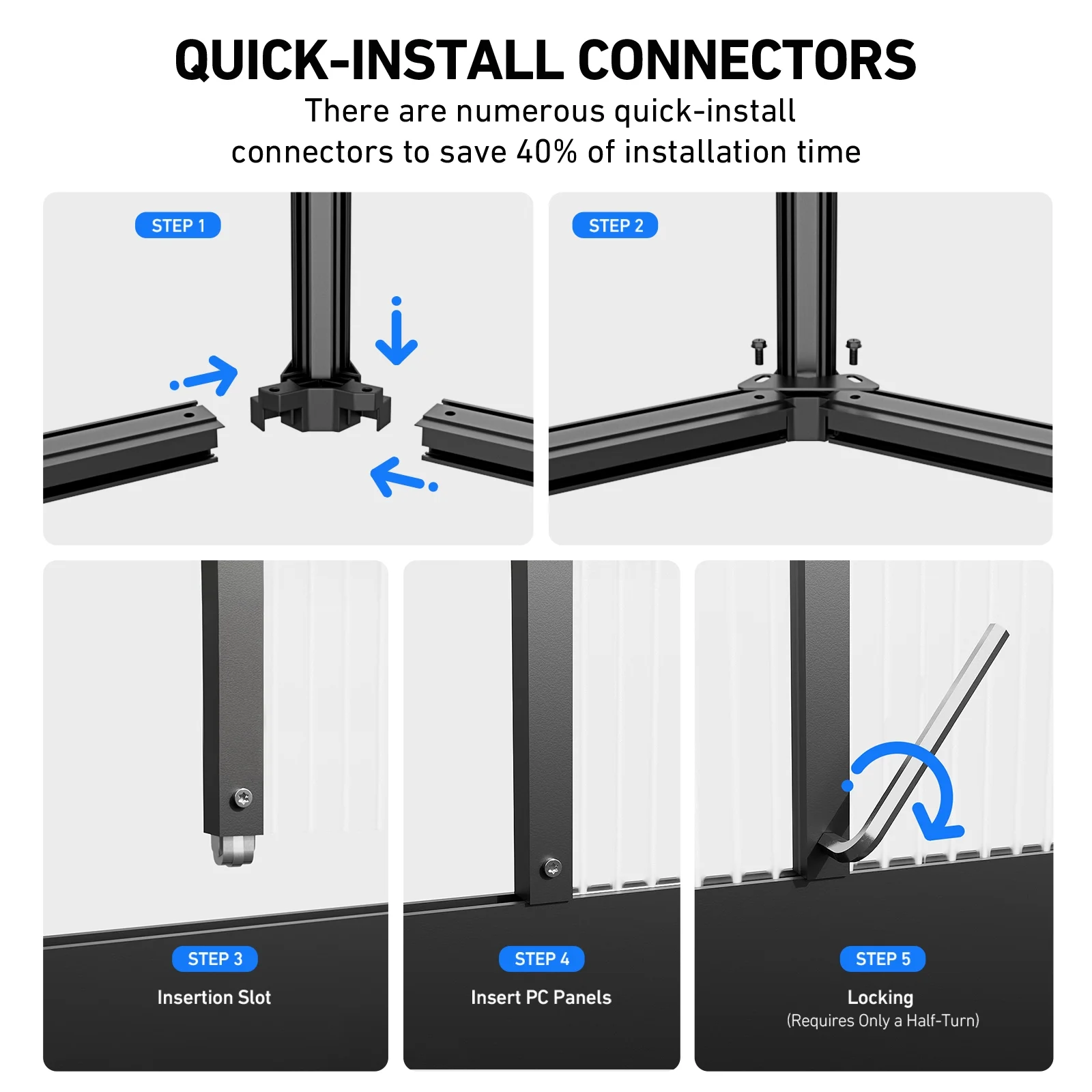 WUKHG 12X12 ft T-Shape Heavy Duty Walk-in Greenhouse | Windproof Aluminum ter | Adjustable Roof Vents | Easy Assembly for Backyard GardenFrame | Built-in Thermometer Hygrome